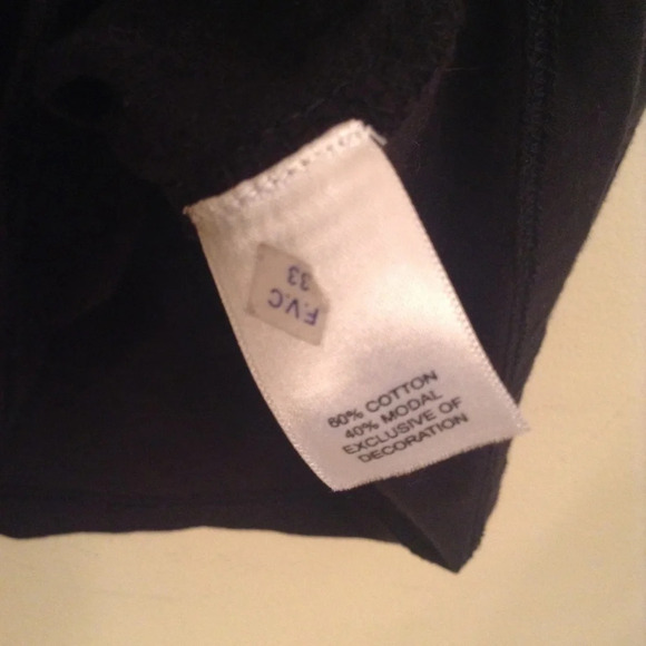 Caslon for Encore Beaded Black Short Sleeve Top 2X - Picture 6 of 8